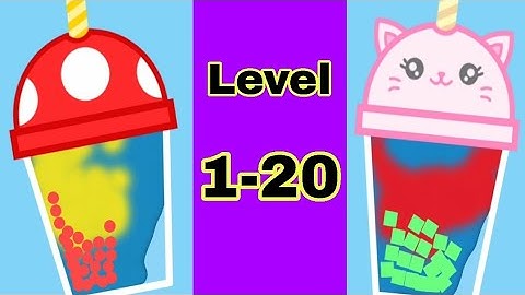 Bubble Tea Game - Gameplay Walkthrough  Part 1! Level 1-20 ( android, iOS )