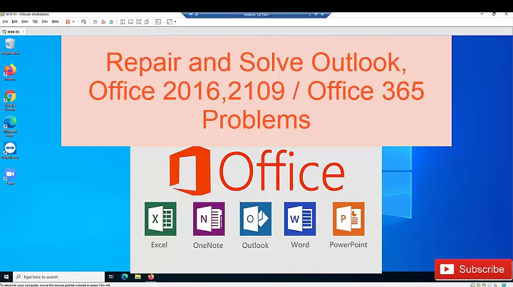 Repair and Solve Outlook, Office 2016, 2019, 2021 & Office 365 Problems