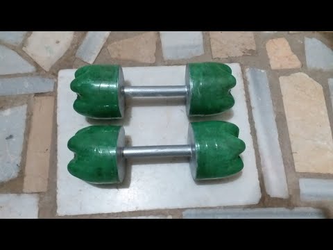 EV YAPIMI DAMBIL NASIL YAPILIR [How to make homemade dumbbell (DIY dumbbell)]