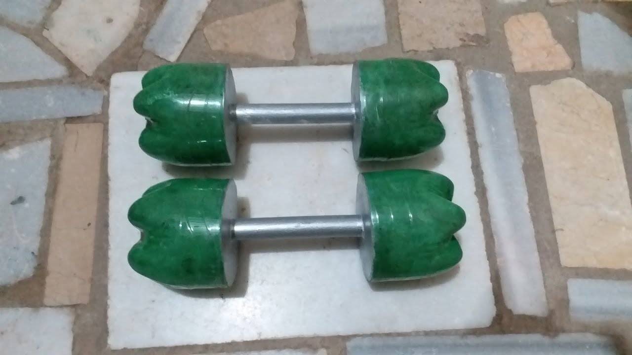 ev yapimi dambil nasil yapilir how to make homemade dumbbell diy dumbbell youtube