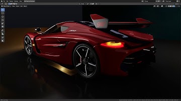 car modeling blender - koenigsegg jesko