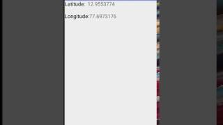 Getting Current Location - Latitude and Longitude