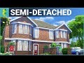 SEMI-DETACHED British Home | The Sims 4 House Building