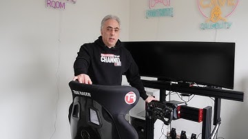 sim racing setup from Trak  racer and fanatec gear