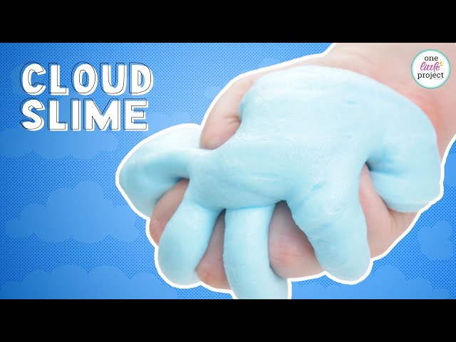 Clear Slime  How to Make Clear Slime - One Little Project