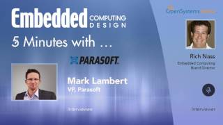 Five Minutes With…Mark Lambert, VP, Parasoft