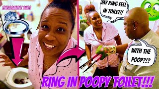 FIANCEE DROPS ENGAGMENT RING DOWN TOILET FULL OF POOP PRANK! | MUST WATCH *HILARIOUS REACTION*