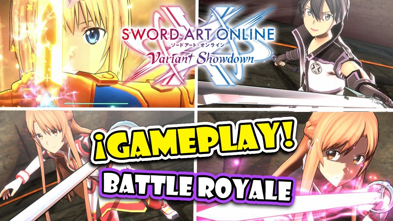 ¡GAMEPLAY de "SWORD ART ONLINE VARIANT SHOWDOWN"! 😱 ¡PVE y PVP "BATTLE