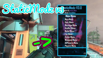Black Ops 2 StaticModz v3.0 Mod Menu