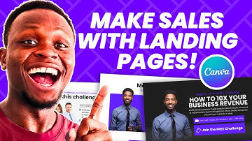 Create a Landing Page Using Canva (Easy Tutorial)