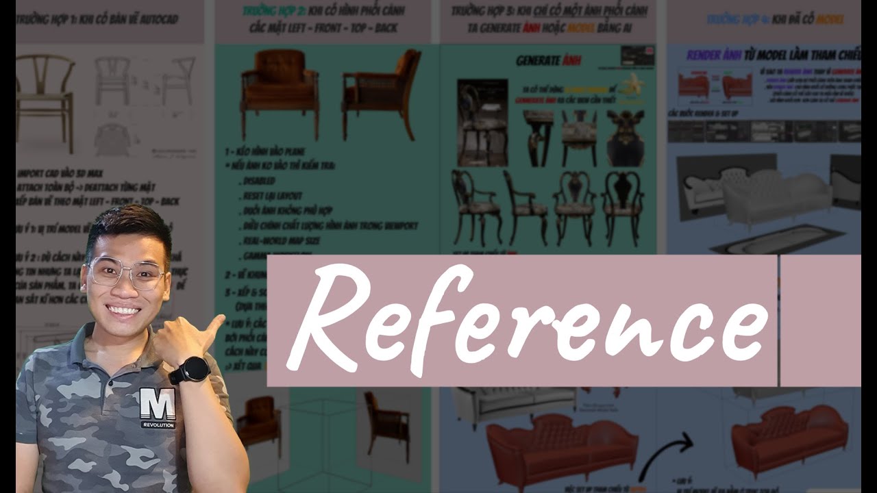4 Trường hợp Set up Reference (tham chiếu) trong 3DS Max - YouTube