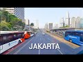 JAKARTA - Tour By Bus Downtown. Jakarta City Main Street