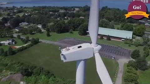 Drone pilot spots man sunbathing on top of wind turbine 200ft above ground