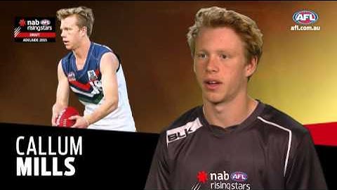 2015 NAB AFL Draft Trumps - Callum Mills
