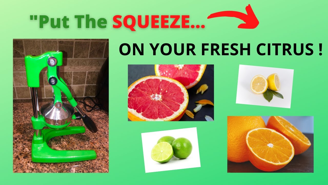 Commercial Grade Citrus Press Unboxing and Demo YouTube