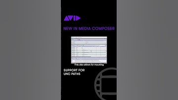 Media Composer now supports media drives mounted using UNC Paths