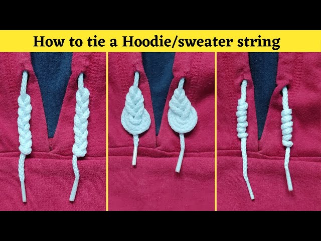 Learn how to tie sweater strings in simple steps!, Learn how to tie sweater  strings in simple steps!, By Simple Life