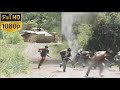 【抗日電影】日軍坦克追擊游擊隊，不料落入游擊隊的地雷陷阱，瞬間炸上天！#抗日 #电影