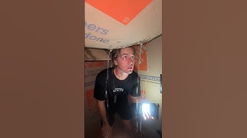 Overnight in a Cardboard Box during a HURRICANE 😳