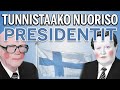 Tunnistaako Nuoriso Suomen Presidentit