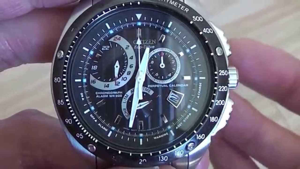 Citizen Eco Drive Perpetual Calendar. BL5364-54E - YouTube