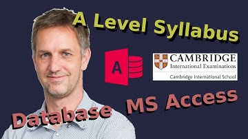 AS/A Level - 9626 - Database - MS Access - Whole Syllabus