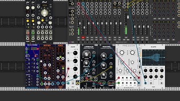 VCV Rack LPF and Comb filter feedback patch session
