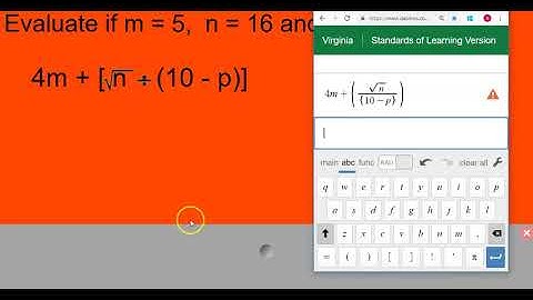 Using Desmos to Evaluate Expressions