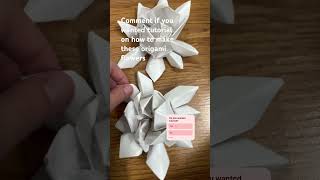 Want a tutorial#art #flower #origami #craft
