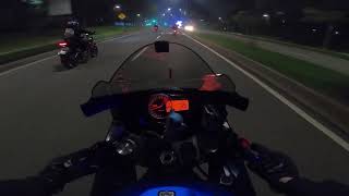 Night Ride GSX600R , cuma 270km/jam (cuma)