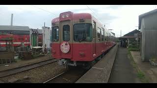 銚子電気鉄道25000系普通外川行き仲ノ町駅発車、