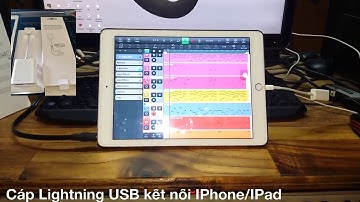 Cáp Lightning USB dành cho IPhone/IPad kết nối với MIDI Controller II Keyboard/Organ [ Cubasis 2 ]