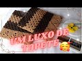 📍Produção de dois tapetes em crochê modelo retangular #lucrandocomassobras #crochê #tapete