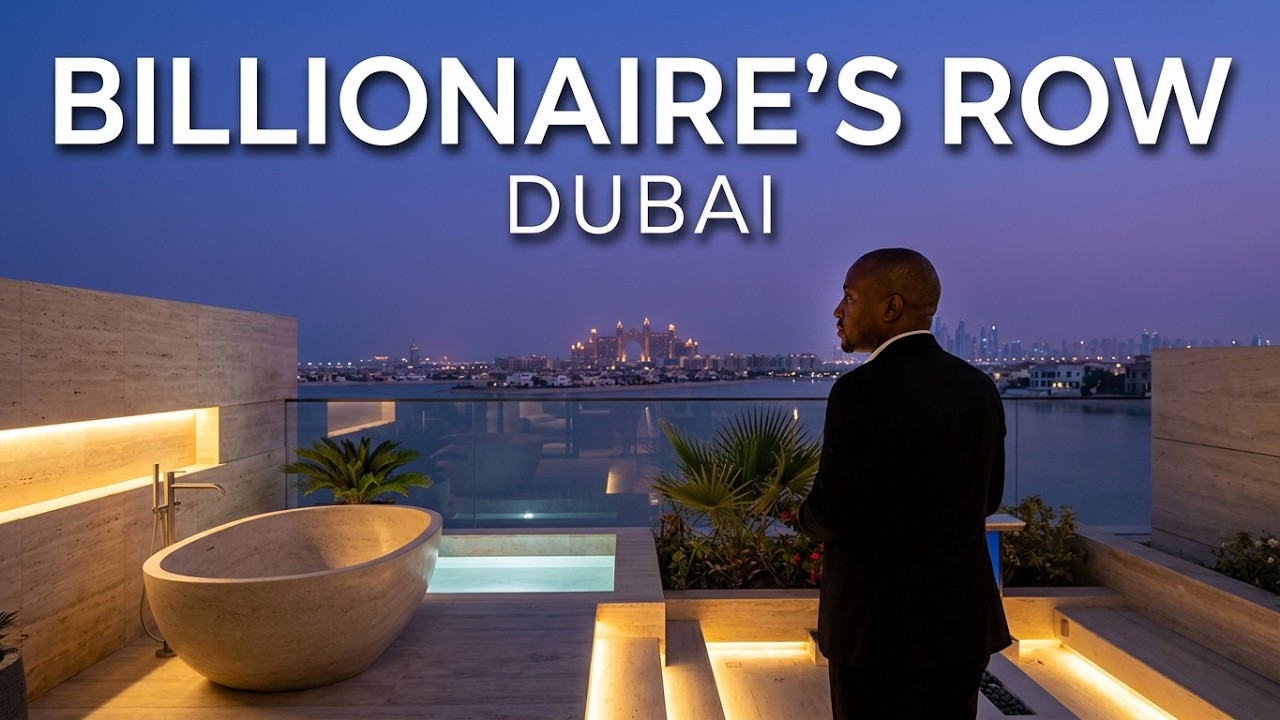 Touring ONE OF THE BEST FAMILY HOMES on BILLIONAIRE'S ROW | Dubai Mansion Tour