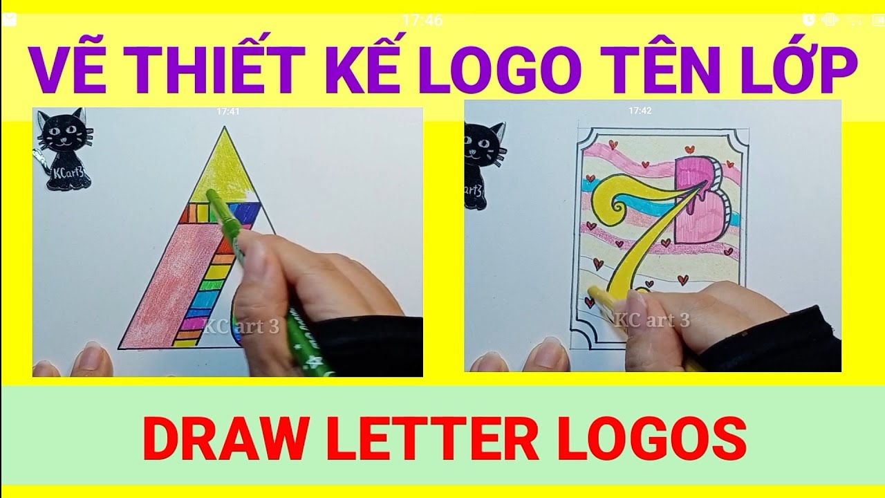 Thiết kế Logo Tên Lớp - 7C, 7D - LOGO DẠNG CHỮ | Draw Letter Logos ...