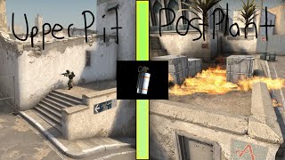 Dust2 - Upper Pit To A Post Plant Molotov Cant Defuse Csgo