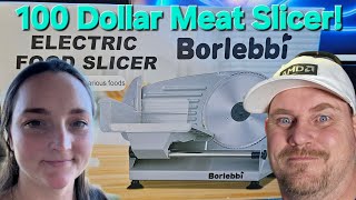 We Bought A 100 Dollar Borlebbi Electric Food Slicer Off Amazon