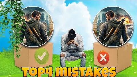 🤑top 4 mistake in SUBR || survival unknown battle royale new video.