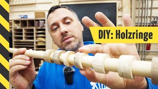 DIY: Holz-Ringe super einfach herstellen 🤩