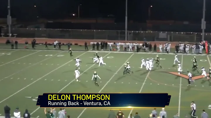 Delon Thompson is Breaking Records for St. Bonaven...
