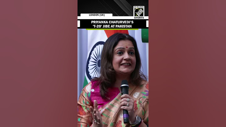 “Top 20 terrorists…” Priyanka Chaturvedi’s ‘T-20’ jibe at Pakistan in London