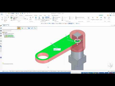 Simulação de Torque - Manipulo e Pino Especial Montado (Solid Edge)