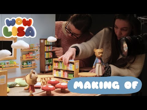 Wow Lisa: Making Of! | Serie Preescolar | Detrás de cámaras | stop motion y animación 3D