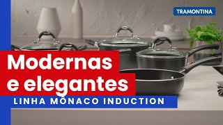 Jogo de Panelas Antiaderente Tramontina Cooktop Fogão Indução Conjunto  Monaco Kit 4 Peças - Magazine Gerais