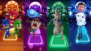 Pj Masks Vs Space Jam 2 Vs Peter Rabbit Vs Rons Gone Wrong - Tiles Hop