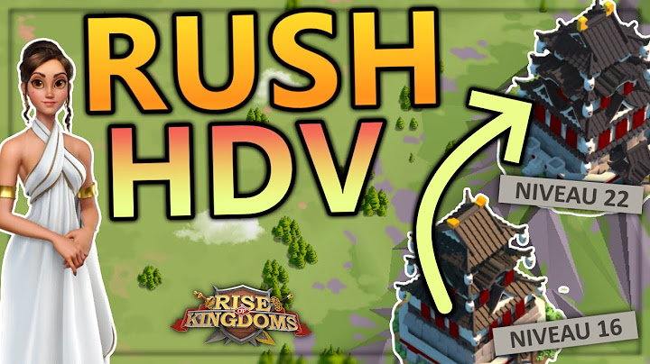 POURQUOI L'HÔTEL DE VILLE EST LA PRIORITÉ DE VOTRE COMPTE | RISE OF KINGDOMS FR