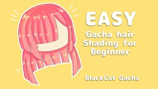 gacha shading ibis hair paint tutorial easy