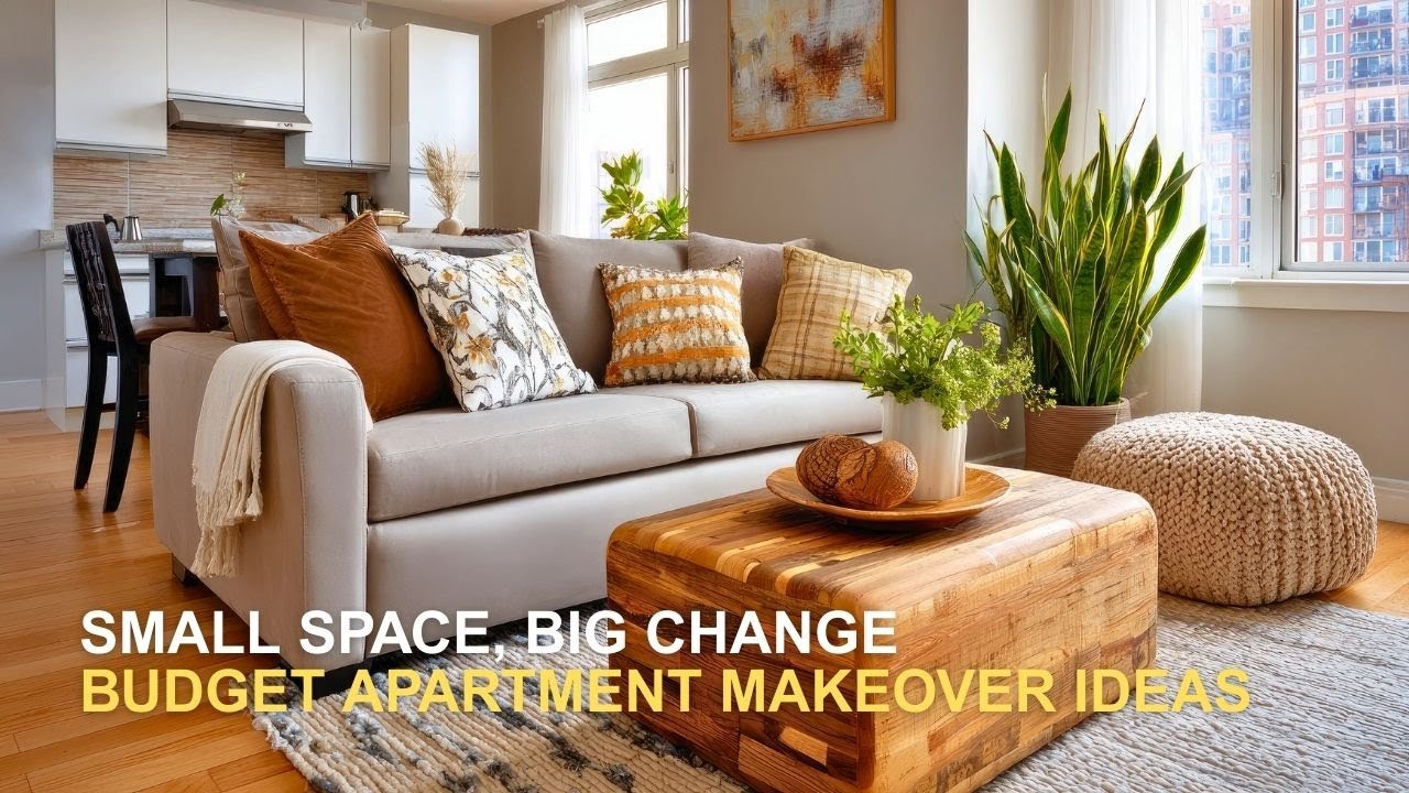Image showcasing Genius Small Apartment Makeover Ideas That Work on a Tight Budget - YouTube