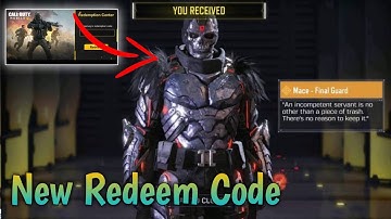 Redeem Code Codm September 2022 | Codm Codes 2022 | Today Redeem Code Codm | New Redeem Code Codm