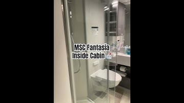 MSC Cruise Fantasia - Inside Cabin🛳️ #msc #msccruise #fantasia #msccruises